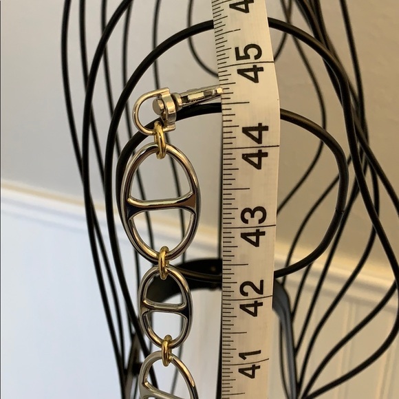 ♥️ Oval Link Chain Fashion Belt Length 45” - Picture 4 of 5